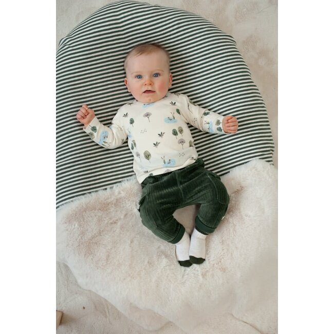 Feetje - Longsleeve AOP Offwhite - Wiggle and Waddle
