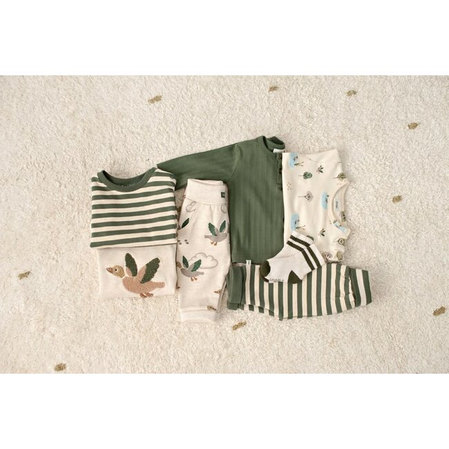 Feetje - Longsleeve AOP Offwhite - Wiggle and Waddle