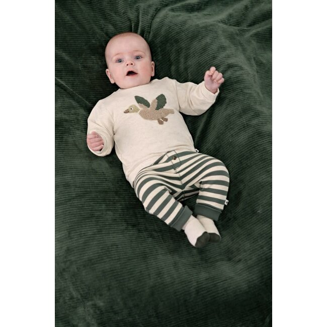 Feetje - Sweater Offwhite Melange - Wiggle and Waddle