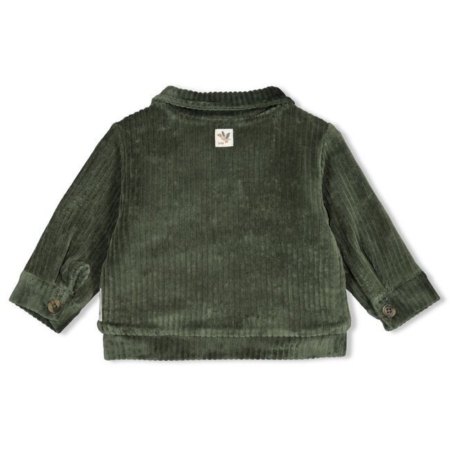 Feetje - Jasje Velours Rib Groen - Wiggle and Waddle