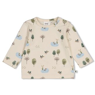 Feetje Feetje - Longsleeve AOP Offwhite - Wiggle and Waddle