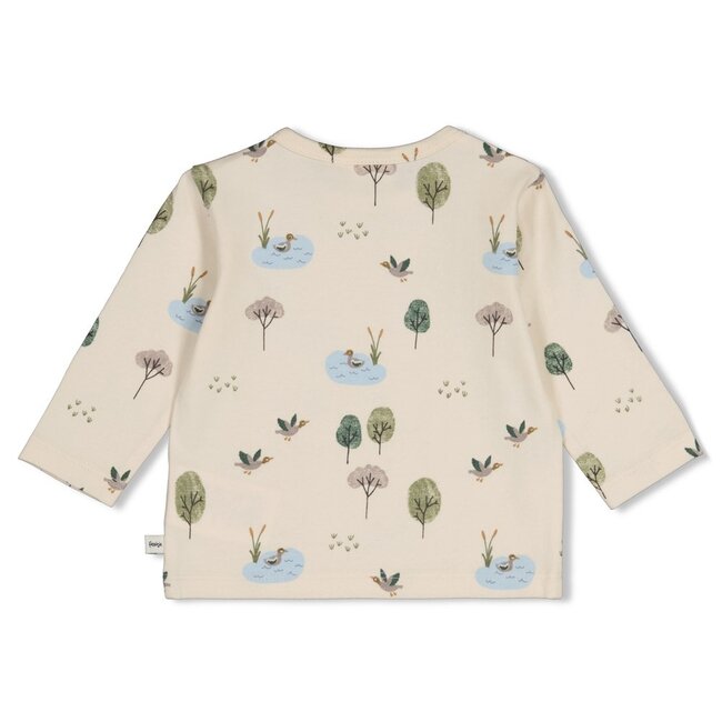 Feetje - Longsleeve AOP Offwhite - Wiggle and Waddle