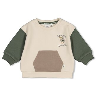 Feetje Feetje - Sweater Relaxed Fit Offwhite - Wiggle and Waddle