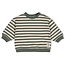 Feetje - Sweater Streep Oversized Groen - Wiggle and Waddle