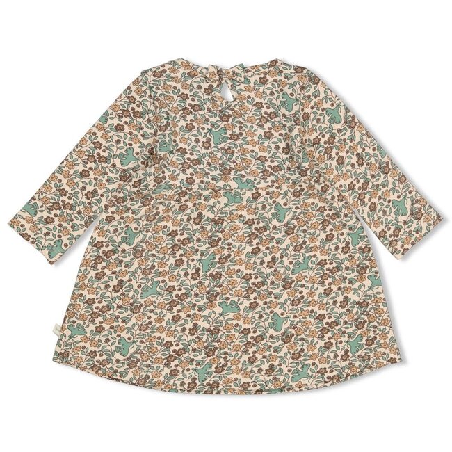 Feetje - Jurk AOP Offwhite - Lucky Bloombird