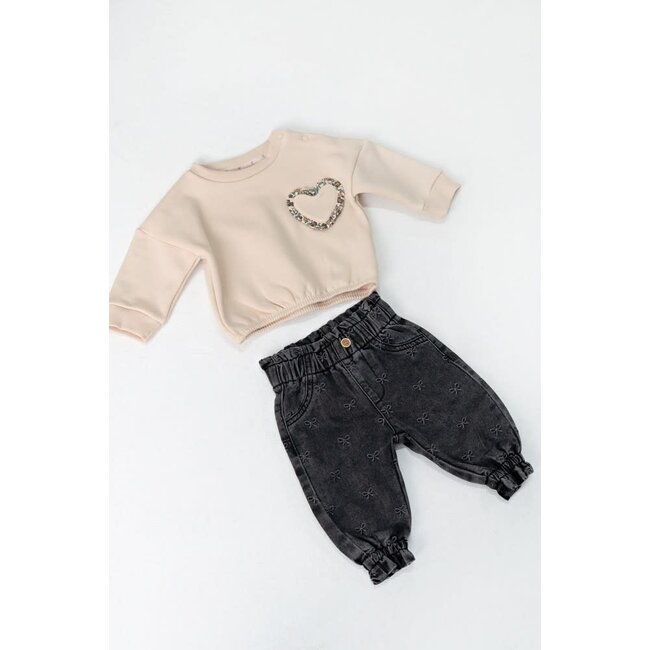 Feetje - Sweater boxy Oversized Offwhite - Lucky Bloombird
