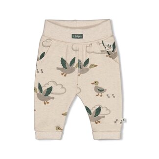 Feetje Feetje - Broek AOP Offwhite Melange - Wiggle and Waddle