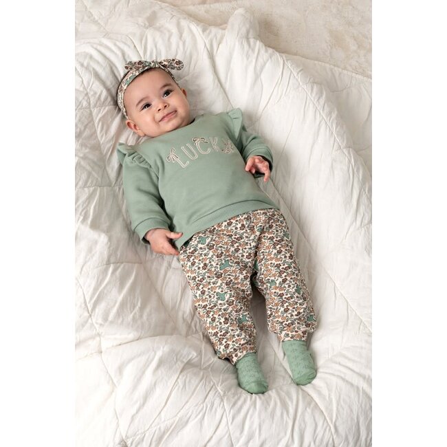 Feetje - Sweater Relaxed Fit Jade Groen - Lucky Bloombird
