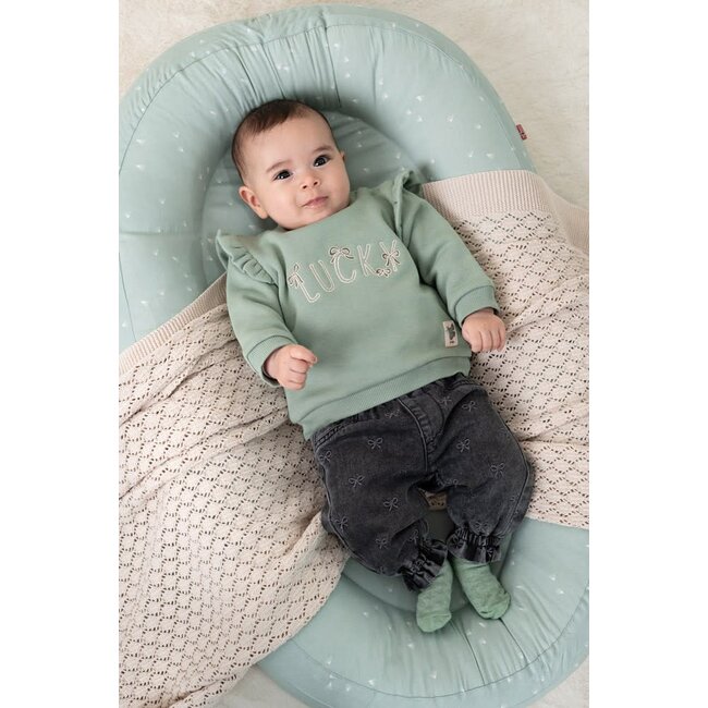 Feetje - Sweater Relaxed Fit Jade Groen - Lucky Bloombird