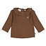 Feetje - Longsleeve Pointelle Rib Bruin - Lucky Bloombird