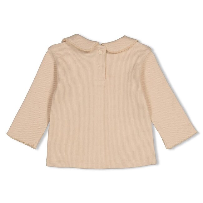 Feetje - Longsleeve Pointelle Rib Offwhite - Lucky Bloombird