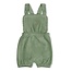 Feetje - Tuinbroek Kort Velours Rib Jade Groen - Lucky Bloombird