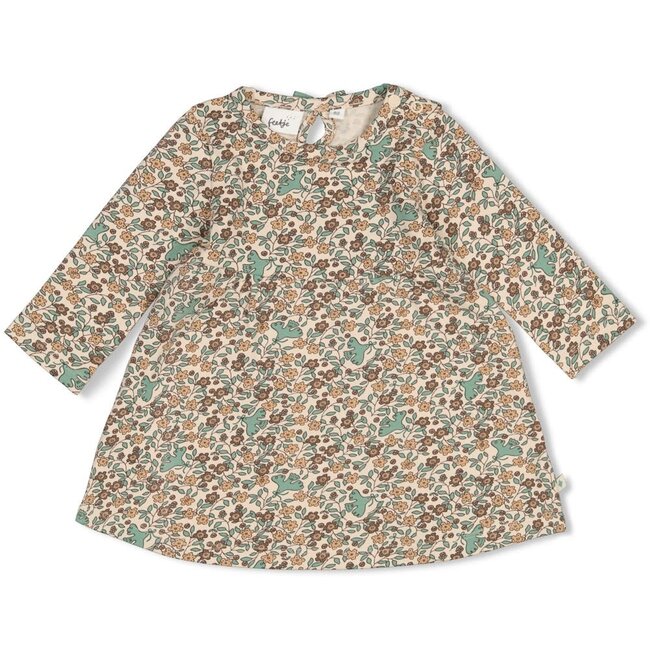 Feetje - Jurk AOP Offwhite - Lucky Bloombird