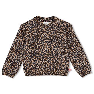 Feetje Feetje - Sweater AOP Oversized Zand - City Chic