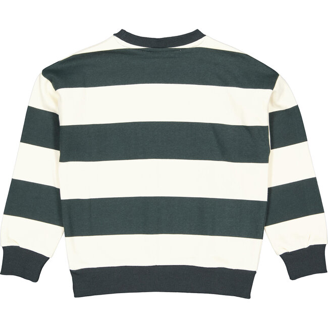 Levv - Sweater Darius - AOP Black Stripe