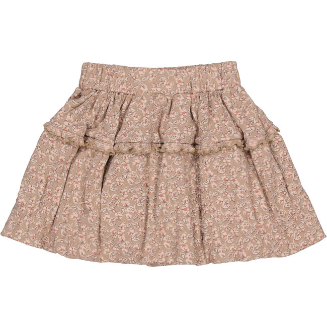 Levv - Skirt Diora - AOP Taupe Flower