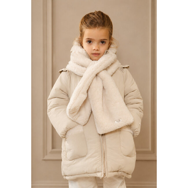 Le Chic - Furry Scarf Rianna - Antique White