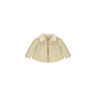 Le Chic Le Chic - Fur & Bows Winter Coat Bairy - Dune Delight