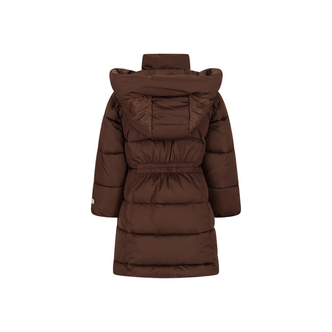 Le Chic - Puffy Long Winter Coat Bloom - Chocolate Chip