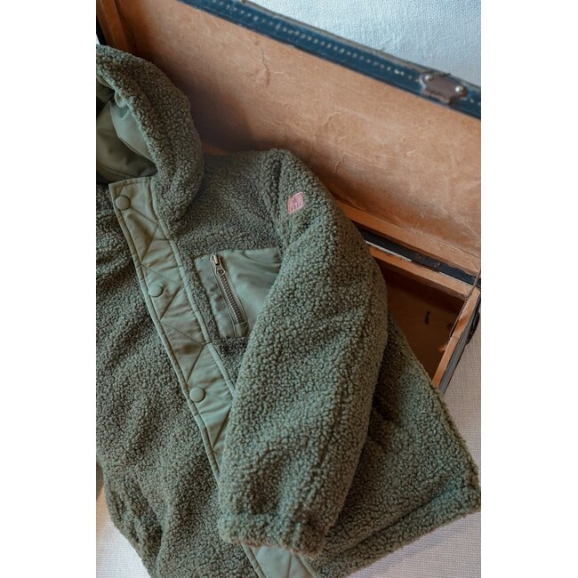 Like Flo - Reversible Hooded Jacket Albon - Army
