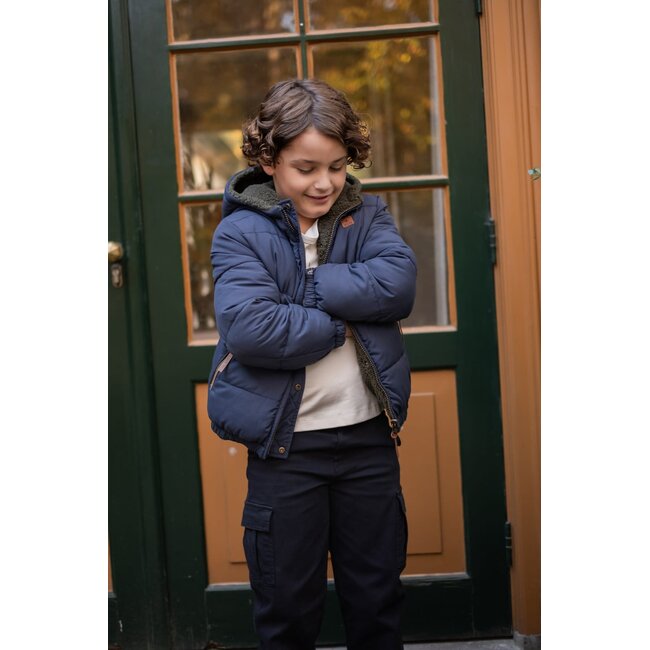 Like Flo - Reversible Hooded Jacket Albon - Navy