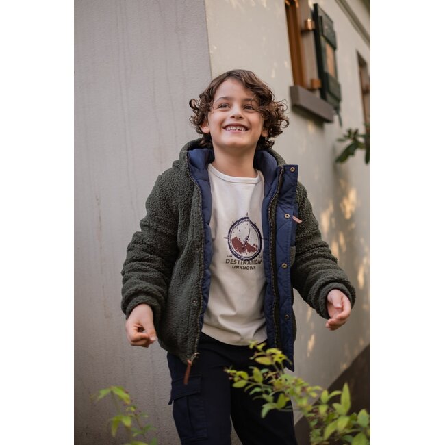Like Flo - Reversible Hooded Jacket Albon - Navy