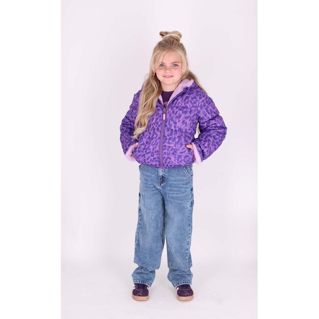 B.Nosy - Reversible Jacket Jessie - Zebra Purple