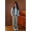 Like Flo - Metallic Straight Leg Pants Fenya - Soft Gold