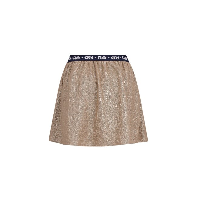 Like Flo - Metallic Skirt Holly - Soft Gold