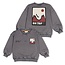 Sturdy - Sweater met Backprint Oversized Grijs - Mountain Top