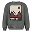 Sturdy - Sweater met Backprint Oversized Grijs - Mountain Top
