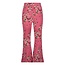 Jubel - Flared Broek AOP Roze - Moon Flowers