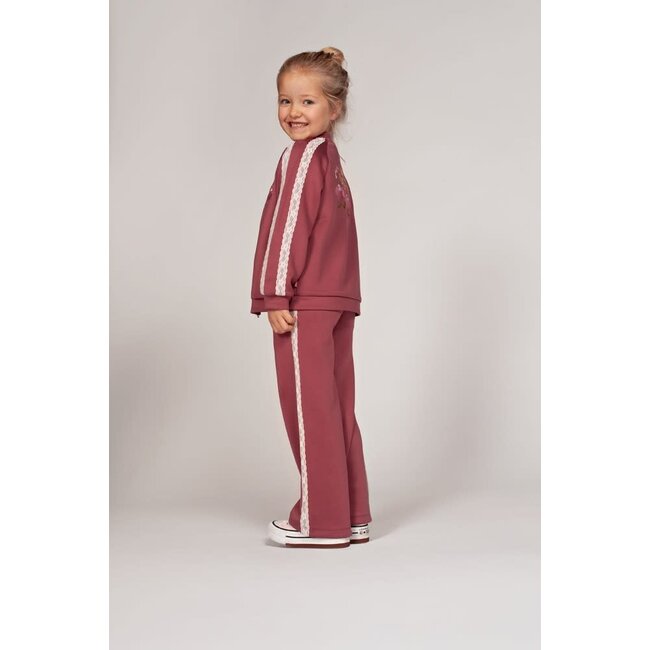 Jubel - Sporty Broek Mauve - Moon Flowers