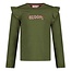 Jubel - Longsleeve Olijf - Moon Flowers