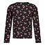 Jubel - Longsleeve AOP Antraciet - Moon Flowers
