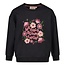Jubel - Sweater Relaxed Fit Antraciet - Moon Flowers