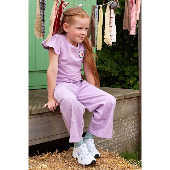 Jubel - Culotte Broderie Anglaise Violet - Lazy Lagoon