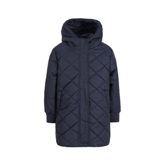 Like Flo Like Flo - Midi Hooded Jacket Arinda - Navy