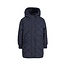 Like Flo - Midi Hooded Jacket Arinda - Navy