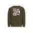 Like Flo - Crewneck Sweater Dail - Olive