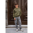 Like Flo - Crewneck Sweater Dail - Olive