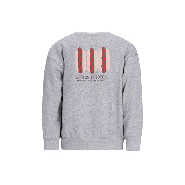 Like Flo - Crewneck Sweater Dail - Grey Melee