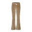Like Flo - Velvet Glitter Flared Pants Femke - Taupe