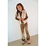 Like Flo - Velvet Glitter Flared Pants Femke - Taupe