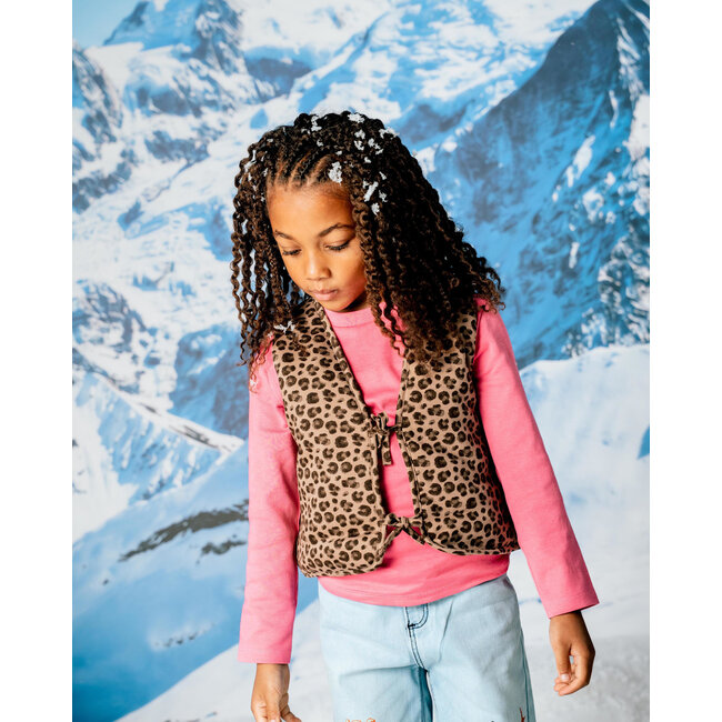 Quapi - Gilet Flora - AOP Taupe Animal