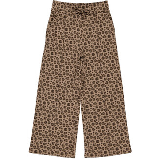 Quapi Quapi - Pants Frederika - AOP Taupe Animal