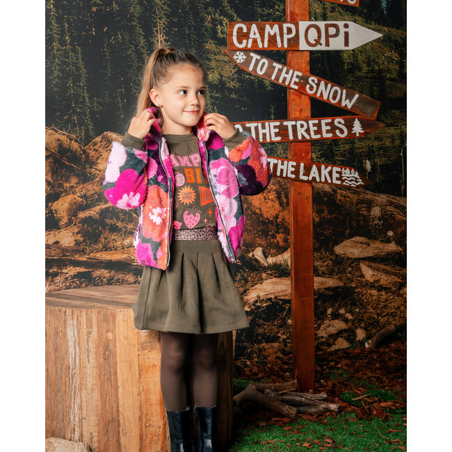 Quapi - Jacket Fabienne - AOP Multi Flower