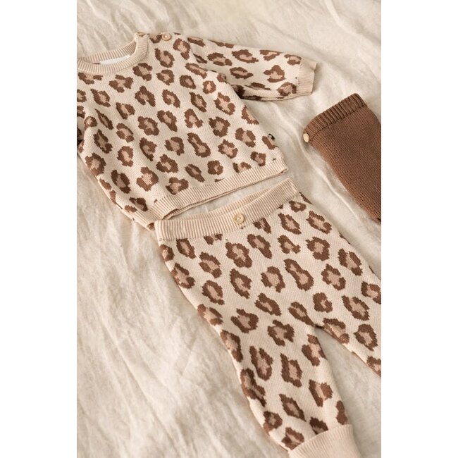 Feetje - Broek Gebreid Bruin - The Knits