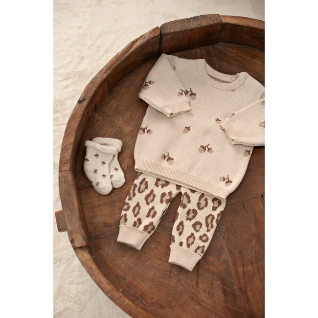 Feetje - Broek Gebreid Zand AO - The Knits