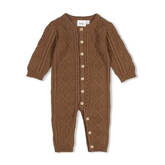 Feetje Feetje - Boxpak Gebreid Cable-Knit Bruin - The Knits
